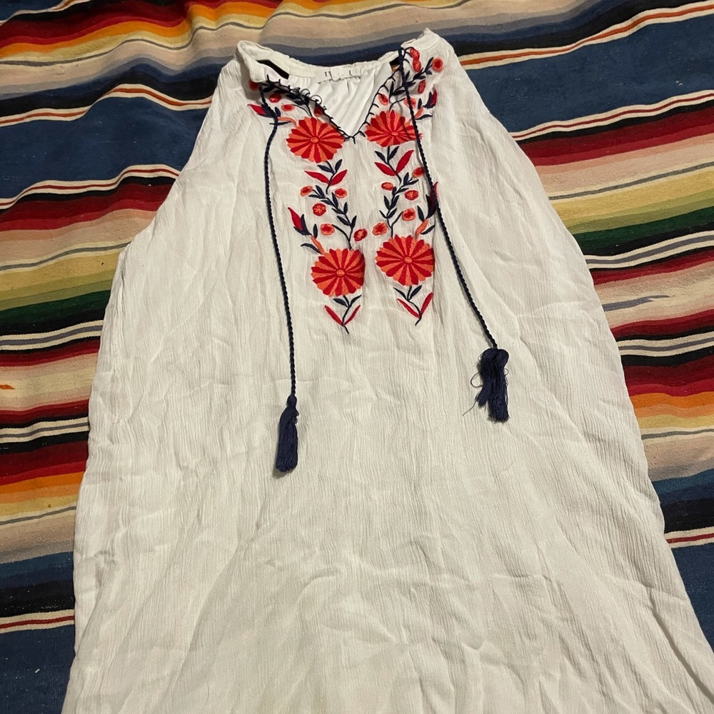 Embroidered summer dress
